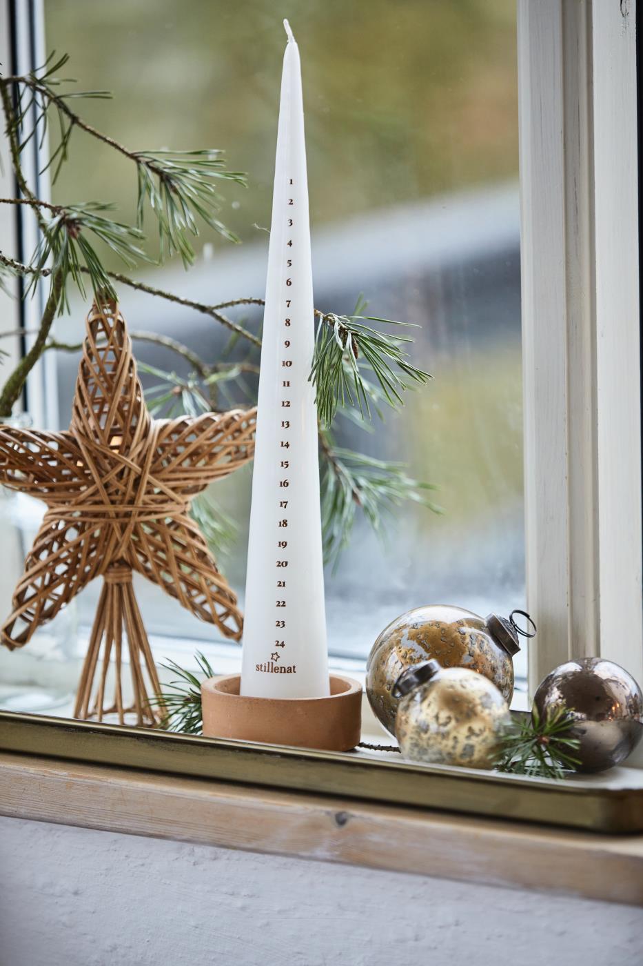 Dagatalskerti hvítt