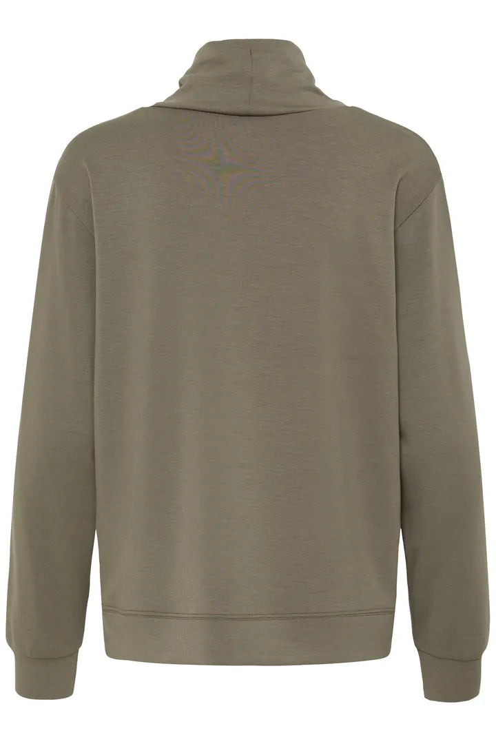 Aurora kósý peysa olive græn - Fransa