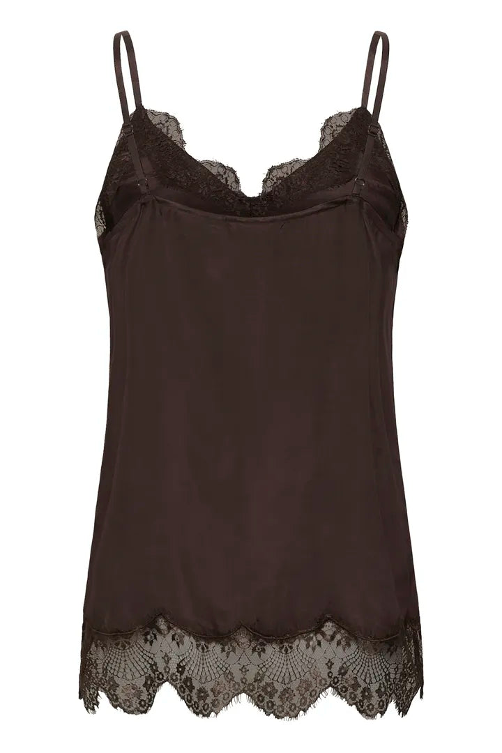 Triniti toppur brúnn - Cream