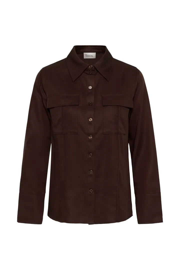 Jo skyrta brún - My Essential Wardrobe