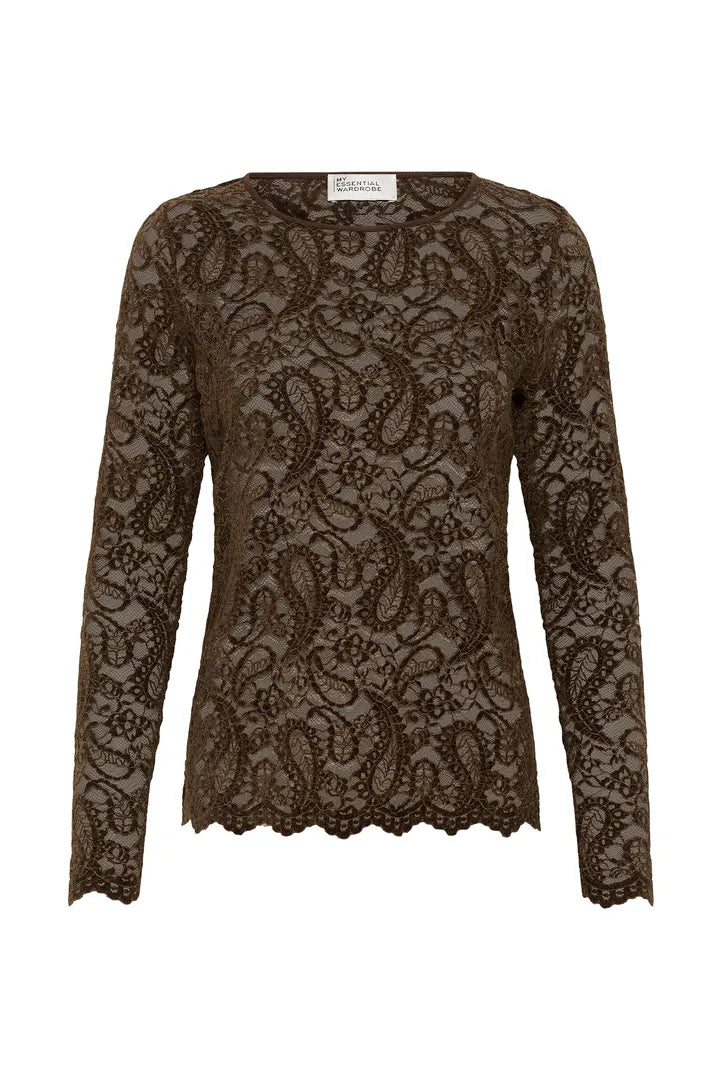 Salvi toppur brúnn - My Essentail Wardrobe