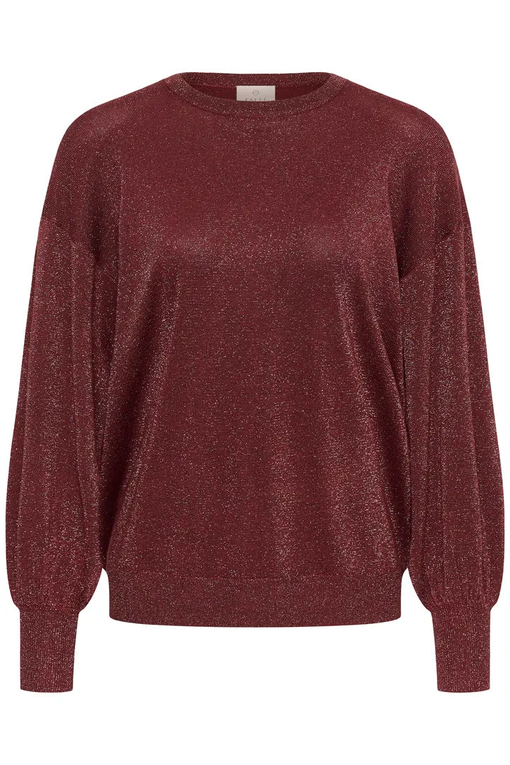 Regina glitter toppur - Kaffe