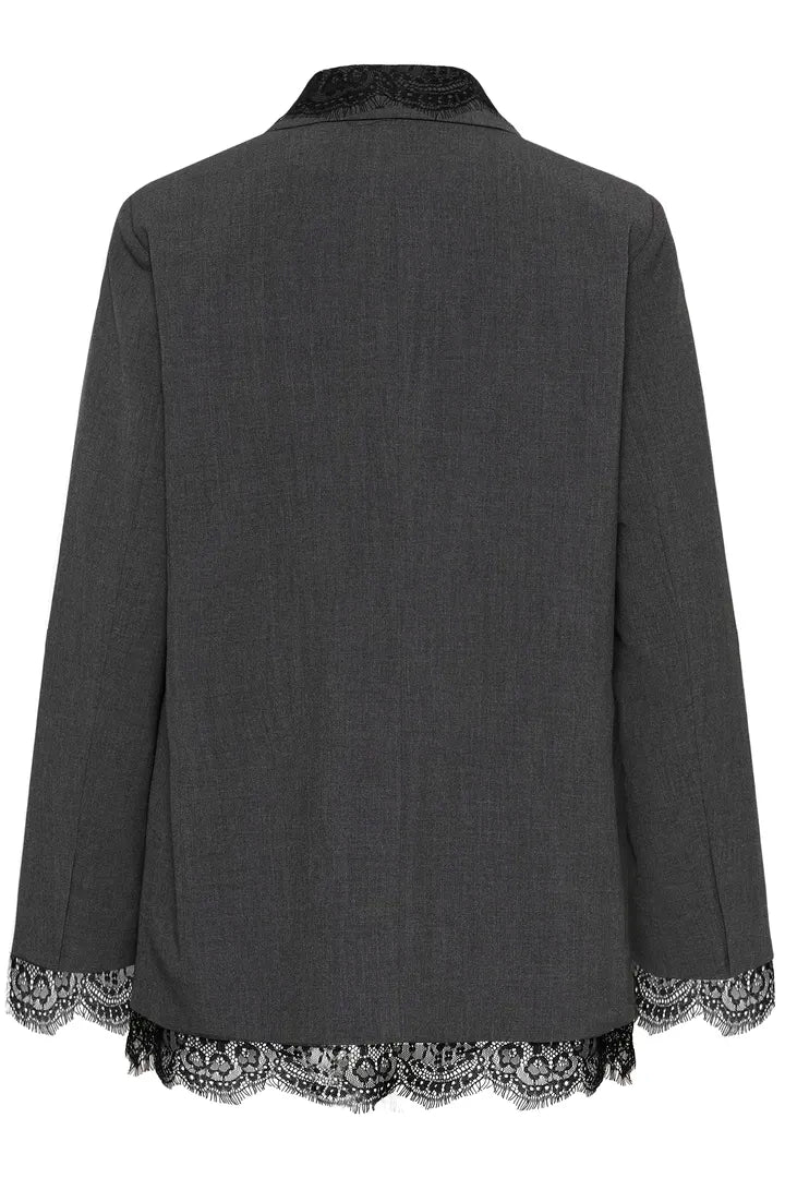 Rielle blazer grár/blúndu - Kaffe