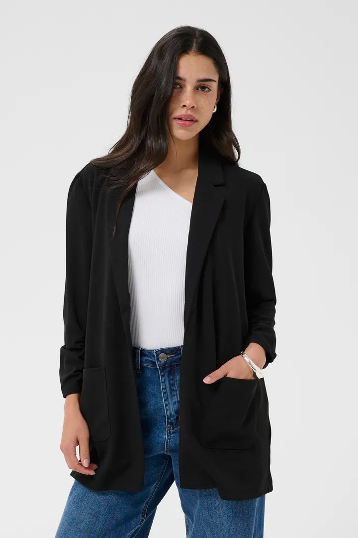 Phoebe blazer svartur - Kaffe