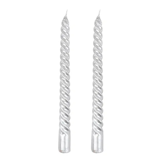 Snúin kert tvö saman silfur