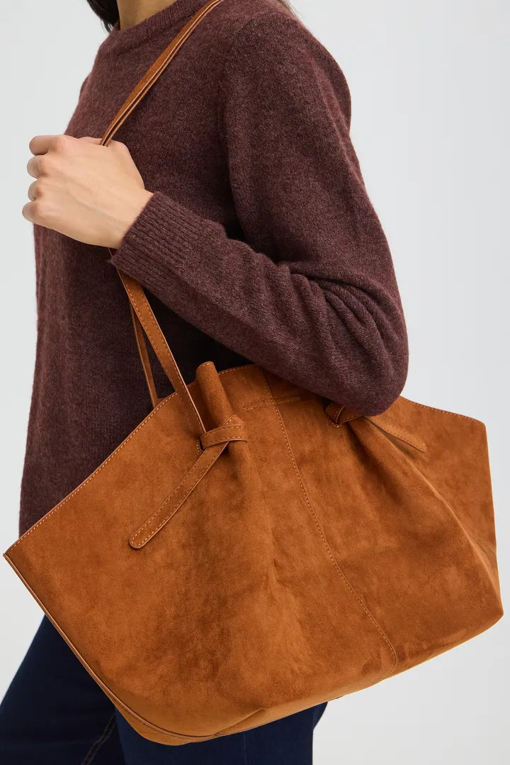 Greta hliðarveski cognac brúnt - Fransa