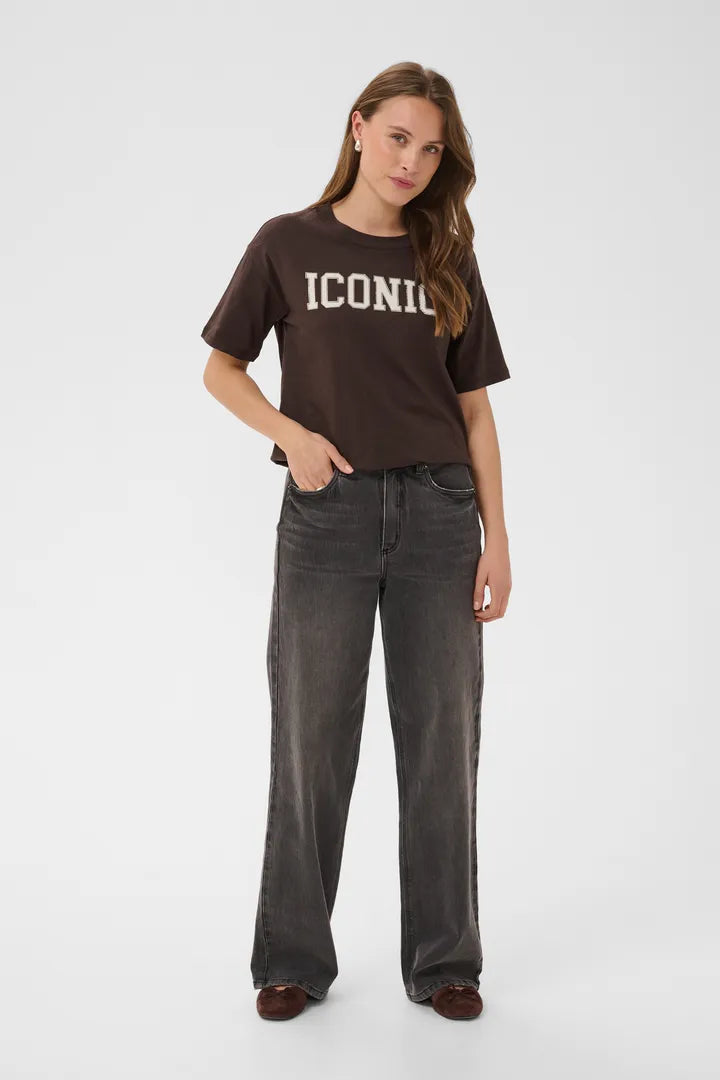 Brúnn Iconic bolur - Kaffe