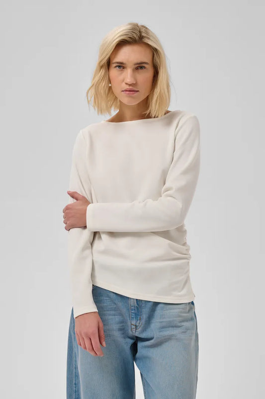 Helle toppur hvítur - My Essential Wardrobe