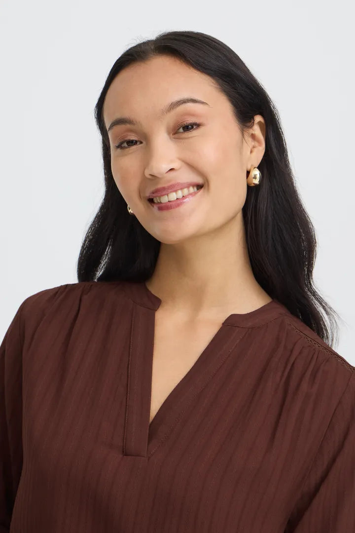 Paulina skyrta rauðbrún - Fransa