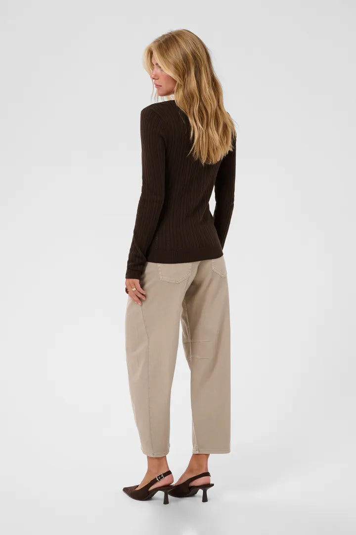 Peloa knit toppur - Cream
