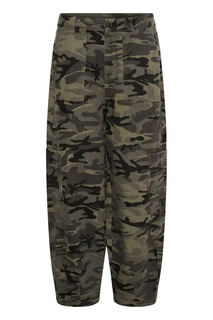 Lilana gallabuxur camo - Kaffe