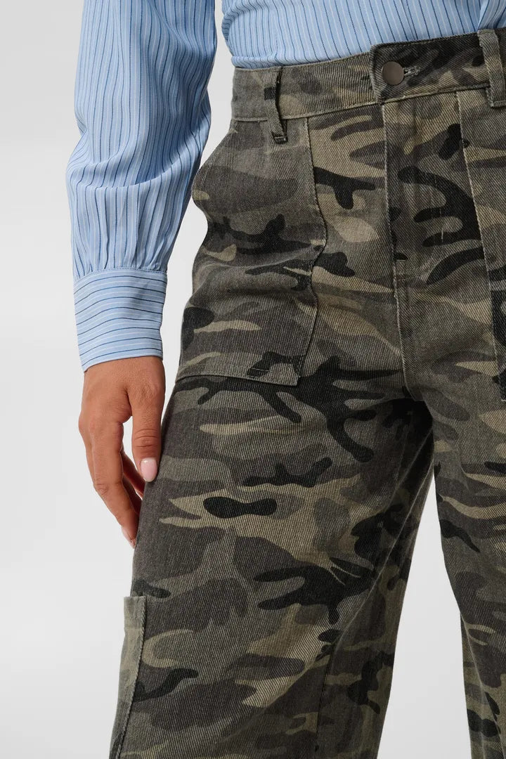 Lilana gallabuxur camo - Kaffe