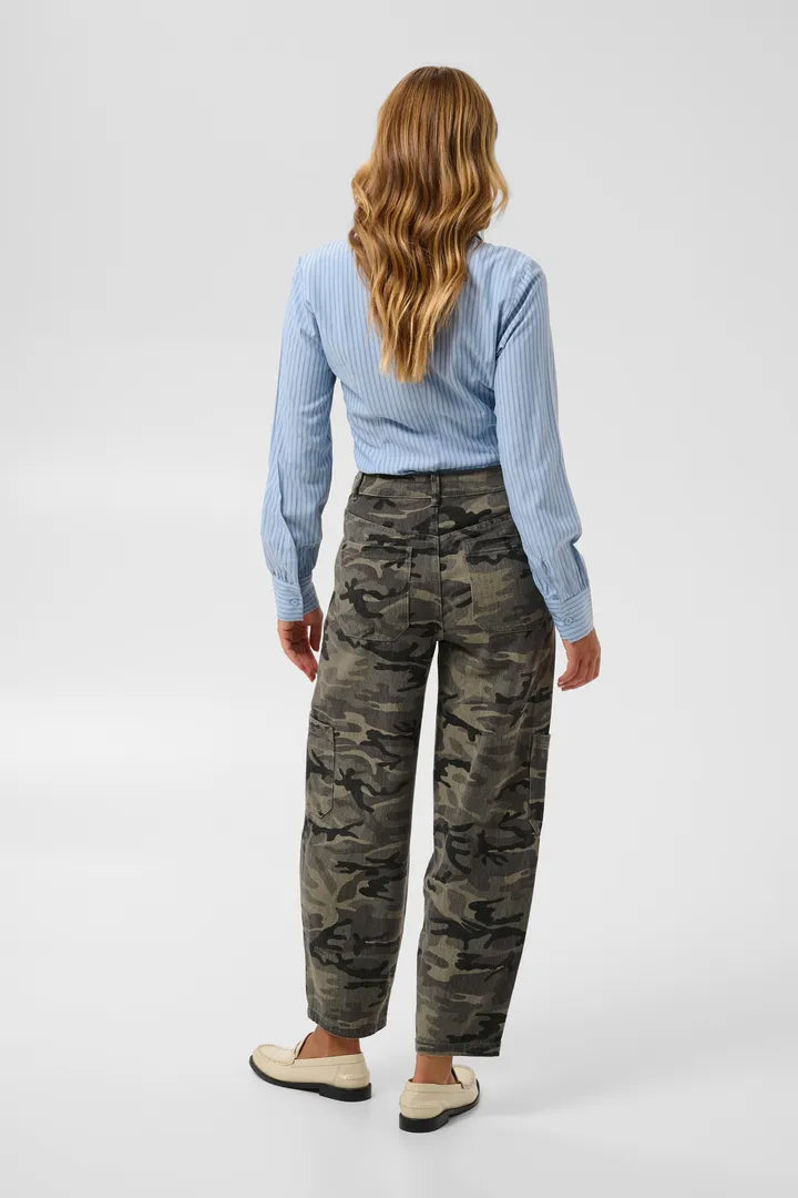 Lilana gallabuxur camo - Kaffe