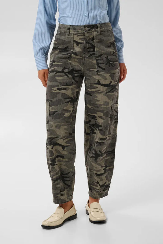Lilana gallabuxur camo - Kaffe