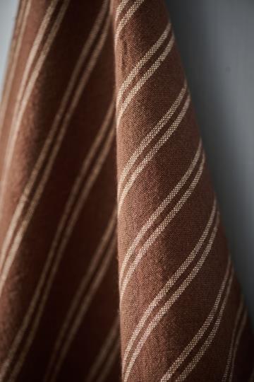 Viskustykki brúnt/röndótt