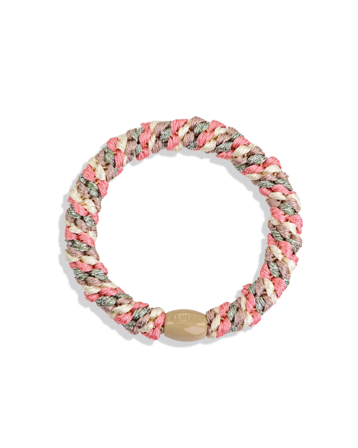 KKNEKKI hárteygja/armband breið - MIX FADED ROSE/DUSTY GREEN