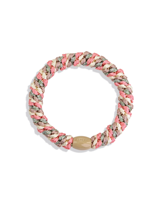 KKNEKKI hárteygja/armband breið - MIX FADED ROSE/DUSTY GREEN