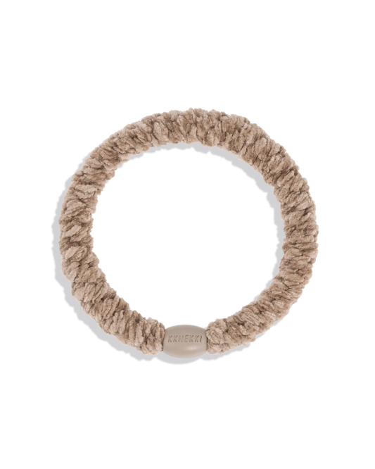 KKNEKKI hárteygja/armband breið - VELVET NEW BEIGE