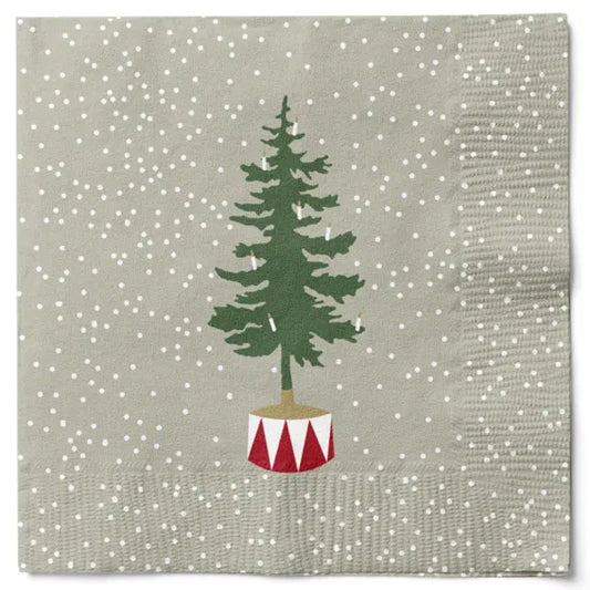 Jólaservéttur grænar/jólatré
