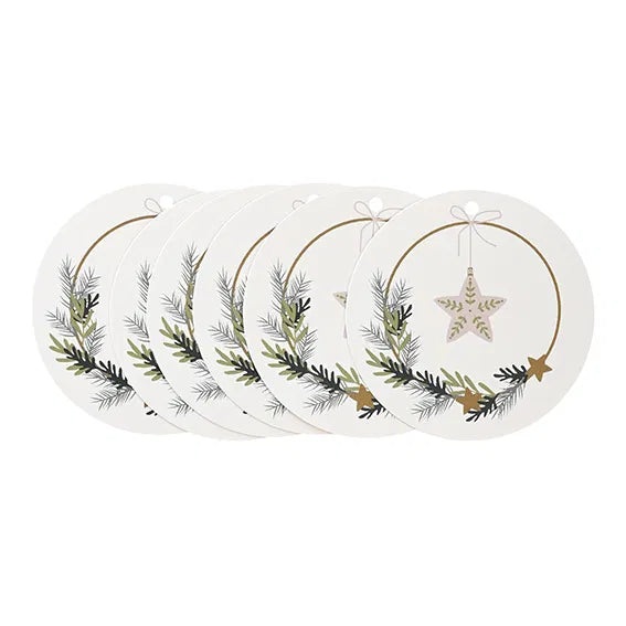 Merkispjöld jóla 6 stk.