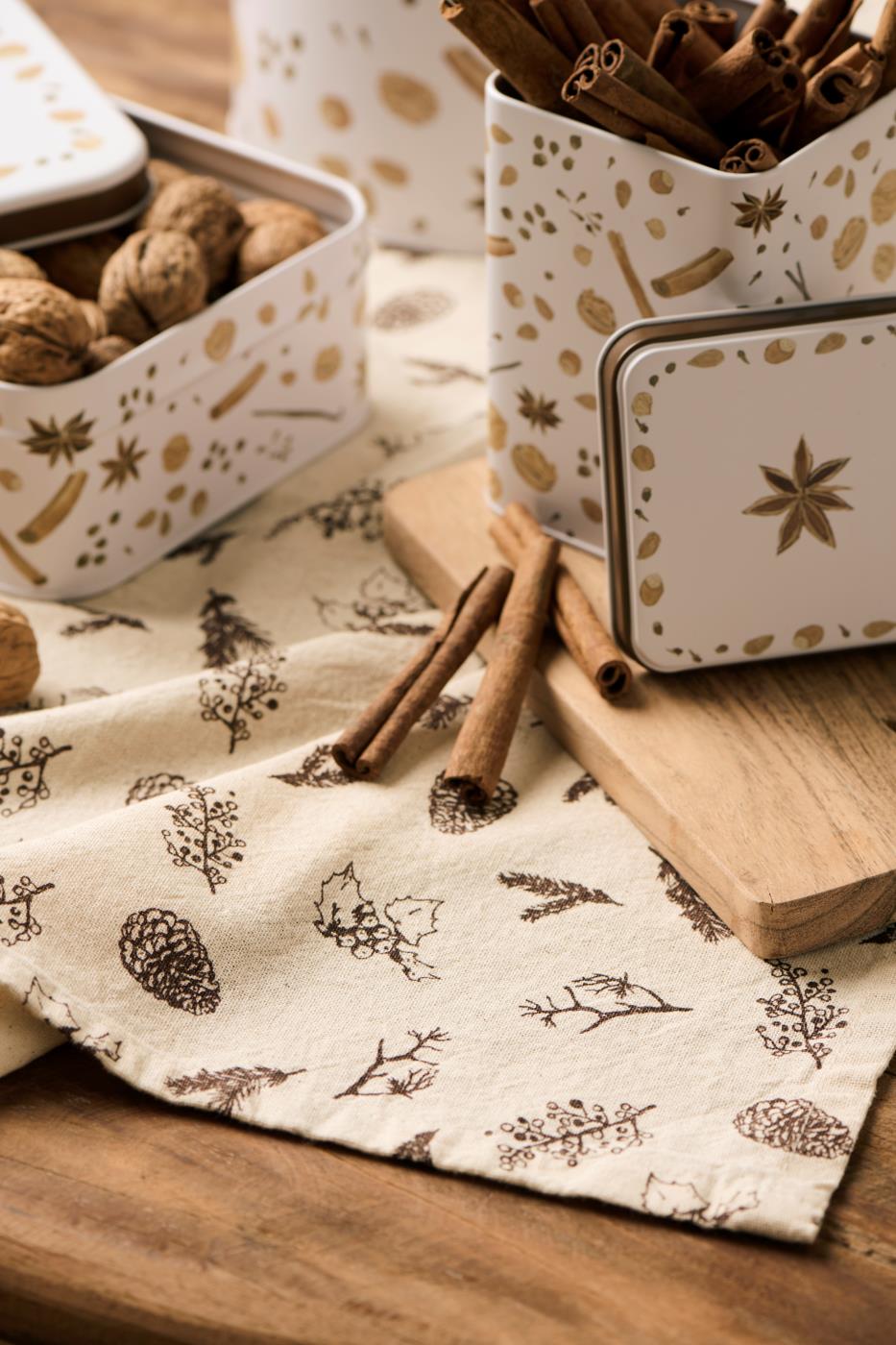 Viskustykki brúnt jóla