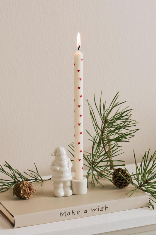 Kertastjaki fyrir mjó kerti jólasveinn - Ib Laursen