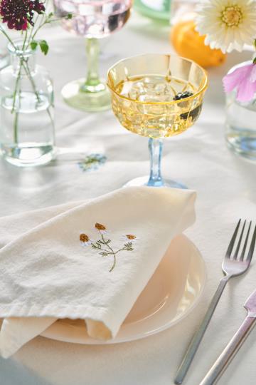 Bómullar servétta - Flora