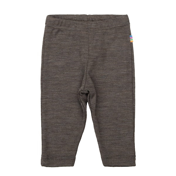 Leggings ull/silki brúnar - Joha