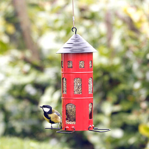 Combi feeder rauður