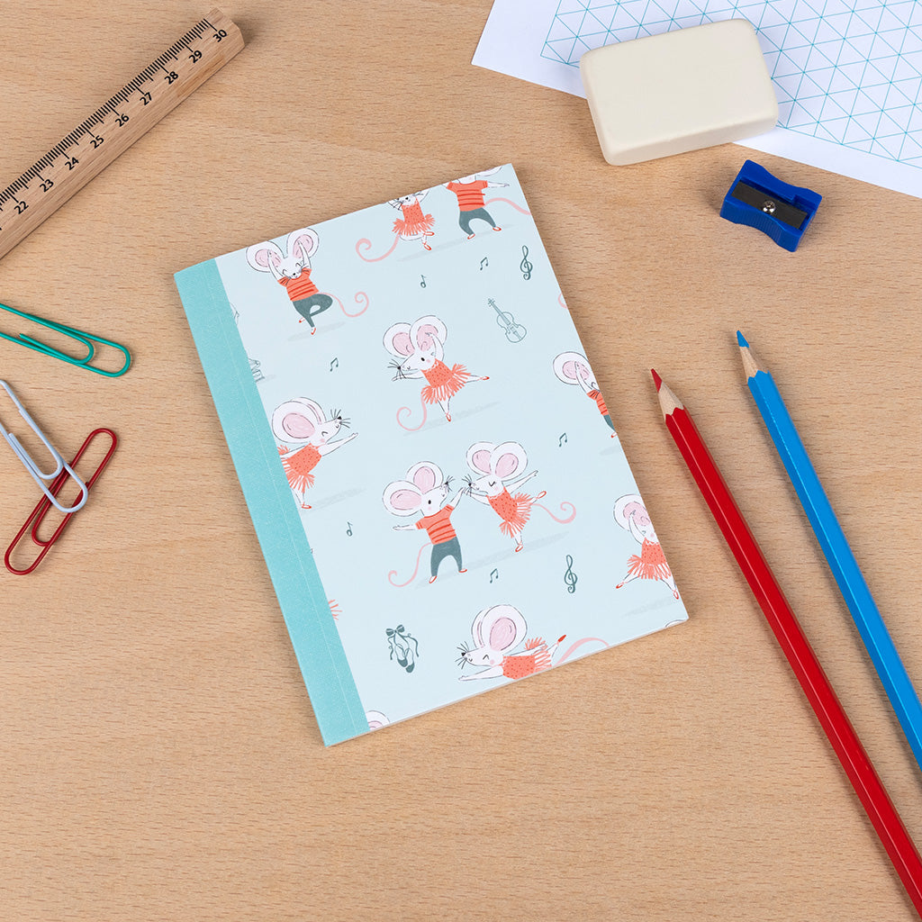 Stílabók A6 línustrikuð - Músadans