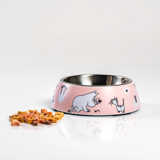 Moomin pets skál bleik S - Muurla