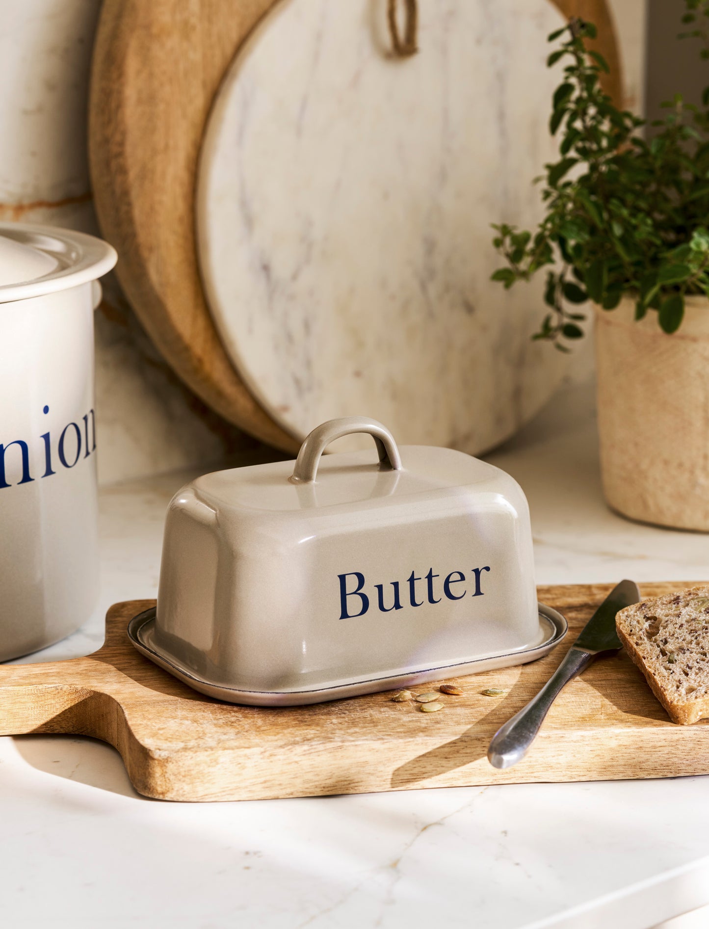 Enamel smjörbox