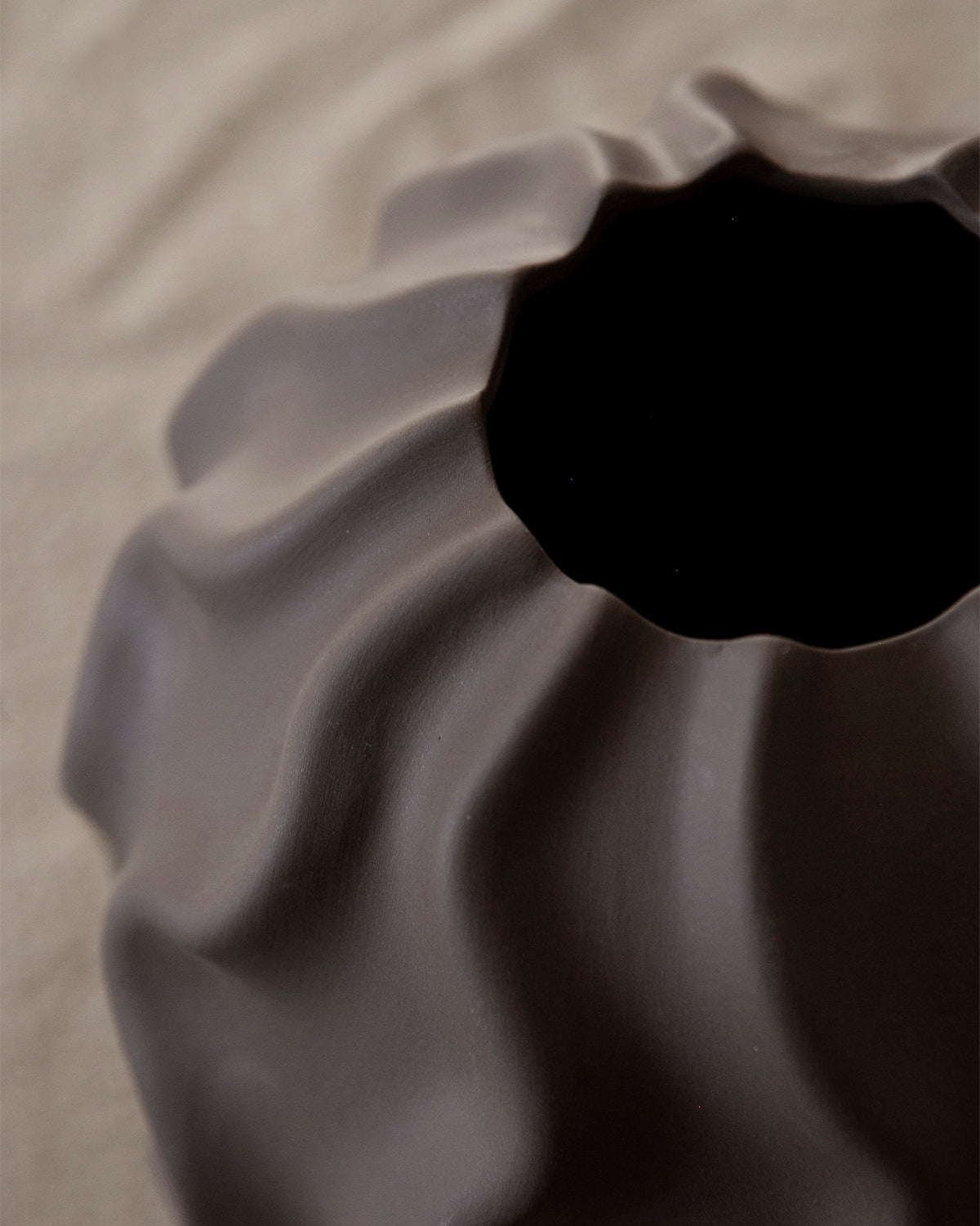 Malmbäck vasi brúnn - Storefactory