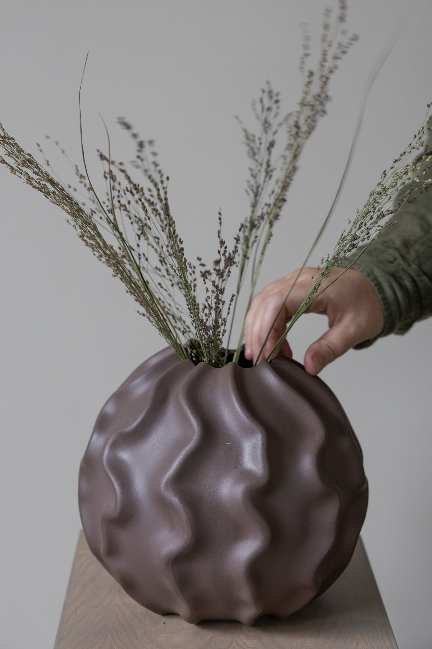 Malmbäck vasi brúnn - Storefactory