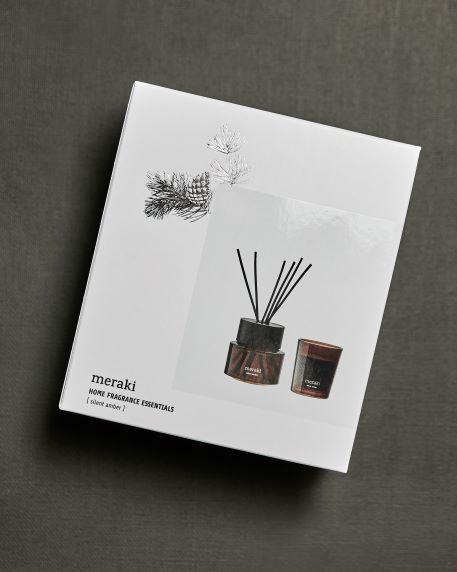 Gjafabox silent amber kerti/ilmstangir - Meraki