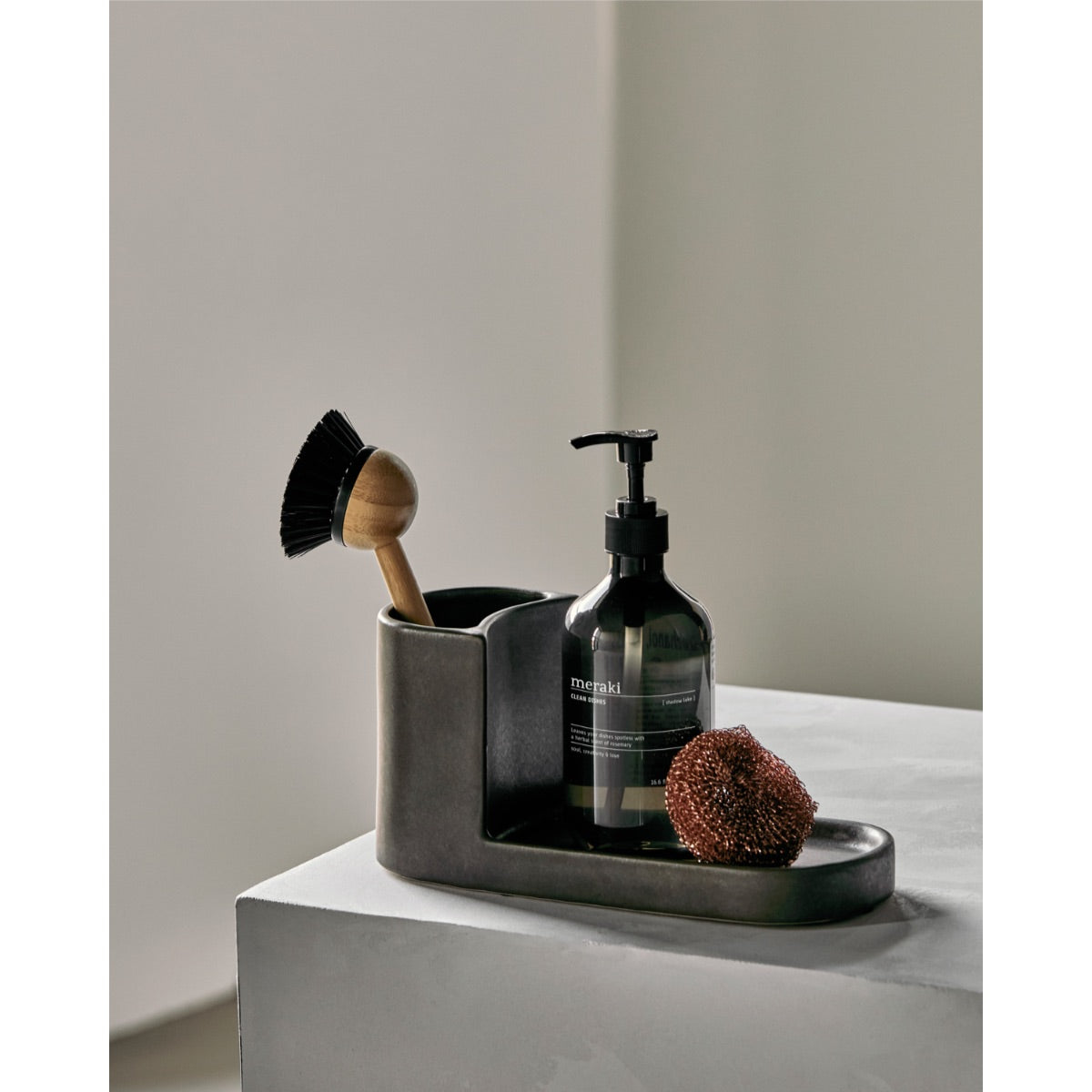 Datura bursta/sápu haldari lengri dökkgrár - Meraki