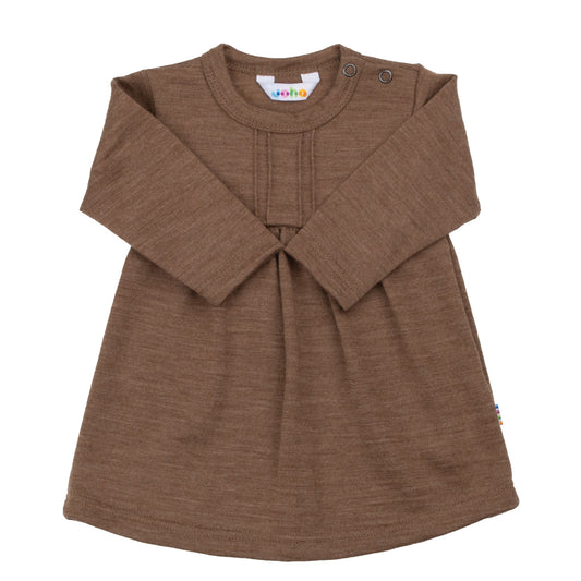 Ullarkjóll brúnn - Joha