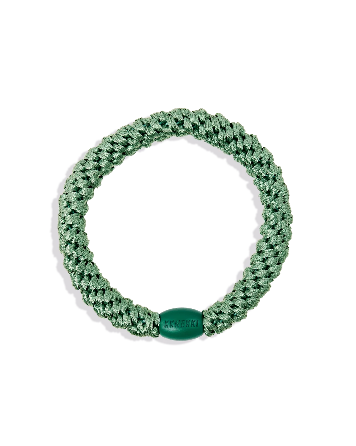 KKNEKKI hárteygja/armband breið -FADED GREEN