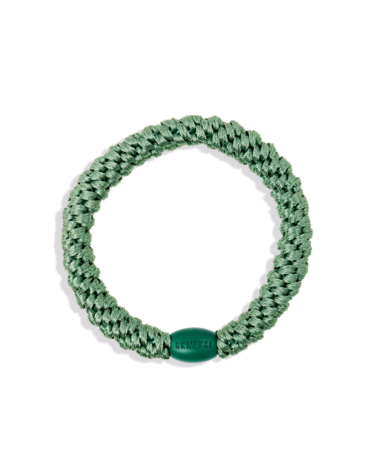 KKNEKKI hárteygja/armband breið -FADED GREEN