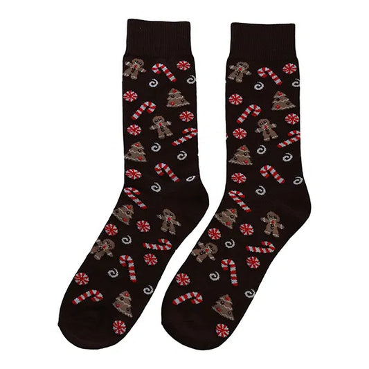 Jólasokkar herra munstur st.42-46