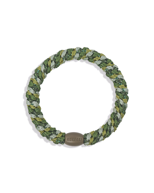 KKNEKKI hárteygja/armband breið - MIX GREEN WOOD