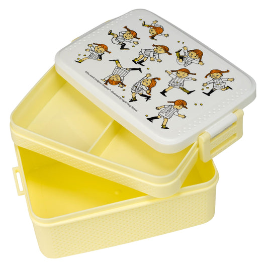 Lína Langsokkur nestisbox gult