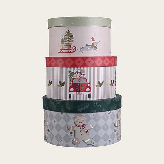 Jólagjafakassar sett m/þremur