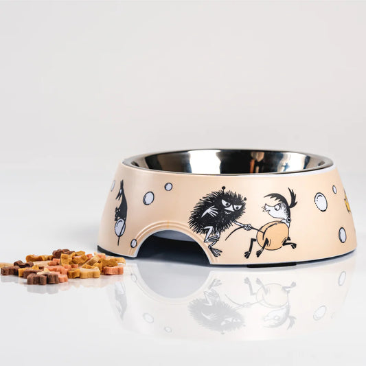 Moomin pets skál beige M - Muurla