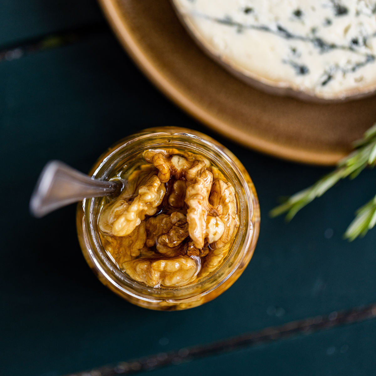 Acacia Hunang með valhnetum