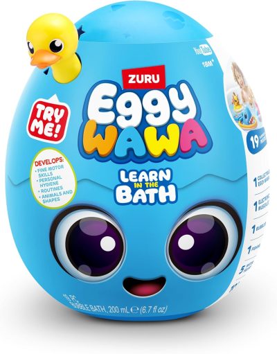 Eggy wawa egg með 18 baðleikföngum