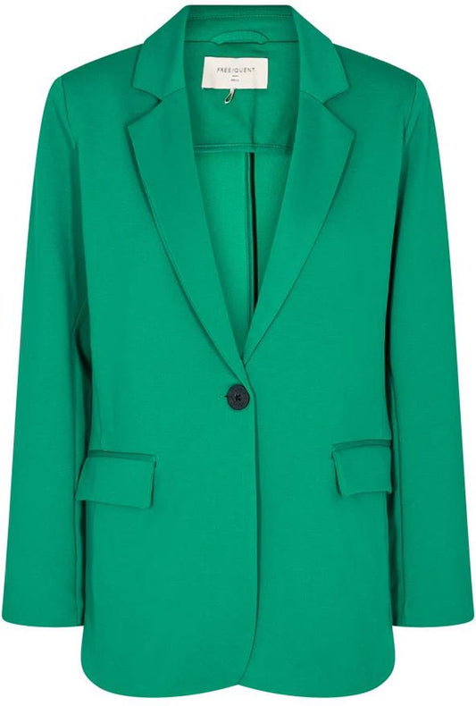 Nanni grænn blazer - Freequent EINN TIL Í SMALL