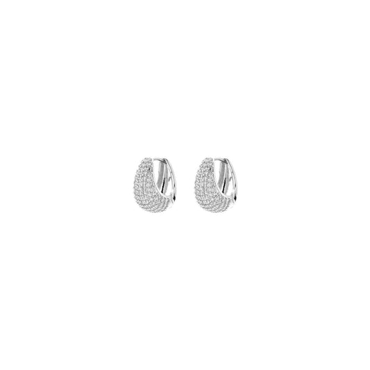 Eyrnalokkar drop steinar/silfur