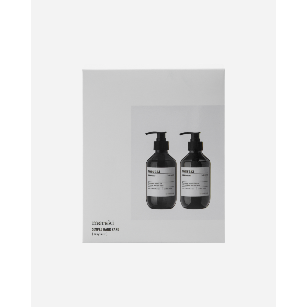 Gjafasett – Silky Mist, handsápa & handáburður