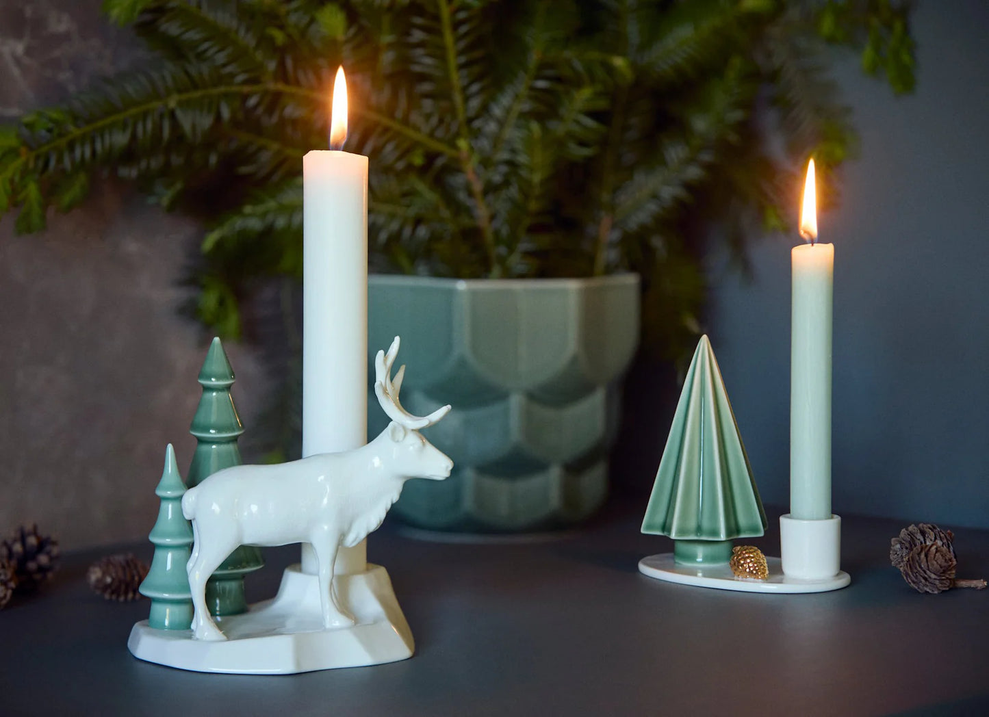 Winter Stories Hreindýr kertastjaki